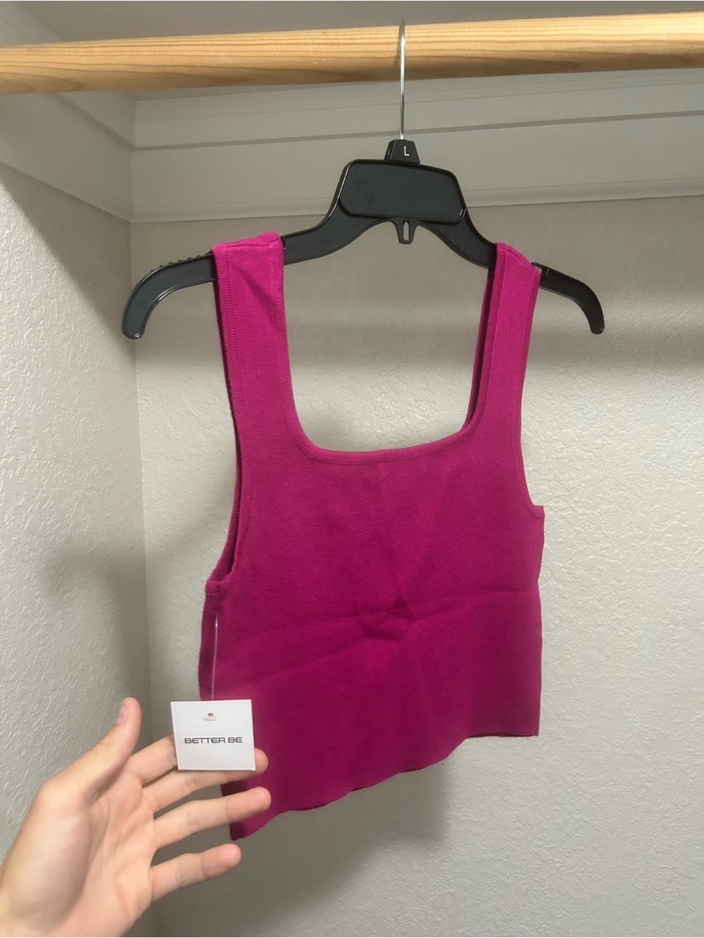 🌷🩷🦩Magenta Rhinestone Tank Top  🌸👛👚 - Picture 5 of 6